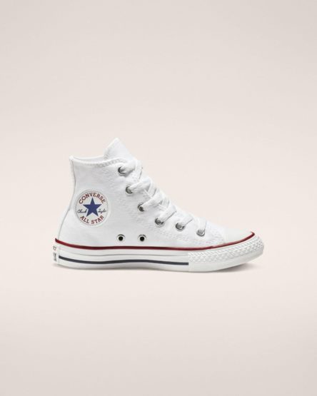 Dívčí Boty Vysoké Converse Chuck Taylor All Star Classic Bílé | CZ FNOU94